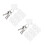 120 Pcs Blank Acrylic Key Tags with Split Rings for Labeling 10