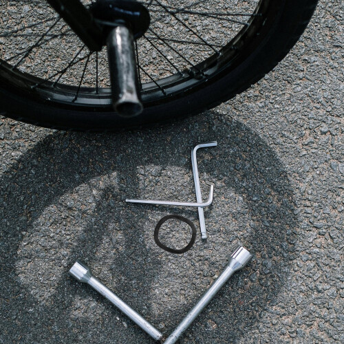 3Pcs Black Iron Bike Bottom Bracket Adapter Sleeves Durable Washers 2