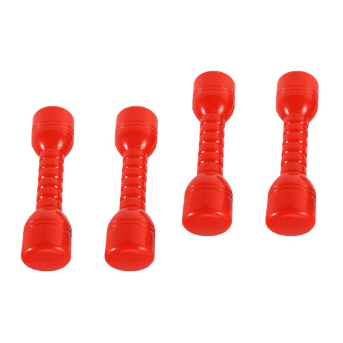 4 Pcs Ergonomic Plastic Dumbbells Hand Bars For Children Exercise 2