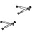 4Pcs Black Fixed Flower Branch Tool Durable Flower Holder for Crafting 2