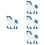 4 Pcs Simulation Fairy Model Unicorn Pegasus Plastic Indoor Decor 7