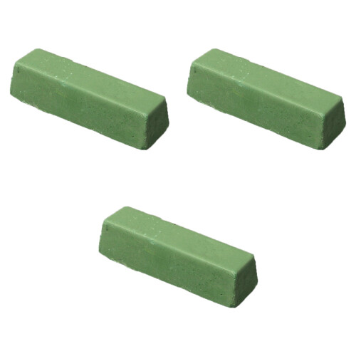 3Pcs Green Rectangular Wax Polishing Buffing Compound for Jade 2