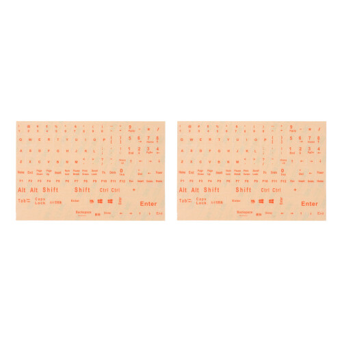 6 Sheets English Keyboard Stickers For Laptop Computer 1