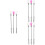 9 Pcs Lacquer Mixing Spoon Stamp Plastic Alloy 5