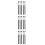 15Pcs Black Angled Concealer Brushes Flat Cream Foundation for Women 5