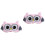 2 Pcs Adjustable Eye Shade Adorable Sleep Mask Breathable Blindfold 3