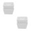 4 Pcs Square Candy Storage Holders Pudding Cans Home Supplies 7