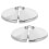 4 Pcs Plumbing Flange Covers Round Wall Split Plates 5