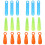 6 Pcs Plastic Shoe Horns Assorted Colors 2