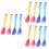 12 Pcs Baby Tableware Portable Fork Spoon With Temperature Sensing 5