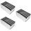 3Pcs Magnetic Cutter Base Multi-Slots Stainless Steel Holder 6