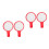 4 Pcs Double Sided Dry Erase Answer Paddles For Classroom Voting 9