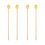 4Pcs Professional Yellow Maple Drumsticks Marimba Hammer Mallet Set 5