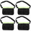 4Pcs Black Oxford Utility Belt with 7 Pockets Adjustable Tool Pouch 4