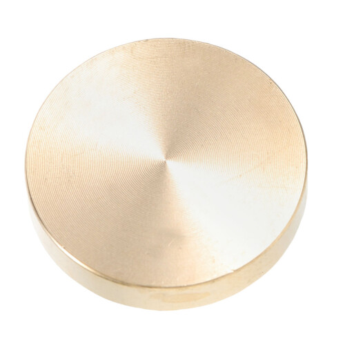 2Pcs Blank Wax Seal Stamp Head Round Brass For Envelopes Wedding 2