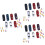150 Pcs  Painted Model Building Train Layout Scale N (1 To 150) 6