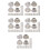 200Pcs Assorted Color No Buttons for Jeans Coat Replacement 5