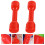 4 Pcs Ergonomic Plastic Dumbbells Hand Bars For Children Exercise 6