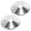 4 Pcs Plumbing Flange Covers Round Wall Split Plates 3