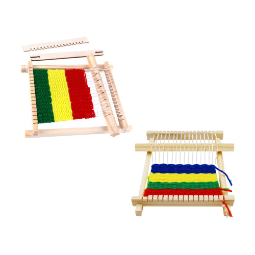 4 Sets Kids Weaving Machine Handmade Diy Loom Educational Toy 2