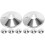 4 Pcs Plumbing Flange Covers Round Wall Split Plates 6