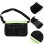 4Pcs Black Oxford Utility Belt with 7 Pockets Adjustable Tool Pouch 2