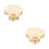 2Pcs Blank Wax Seal Stamp Head Round Brass For Envelopes Wedding 7