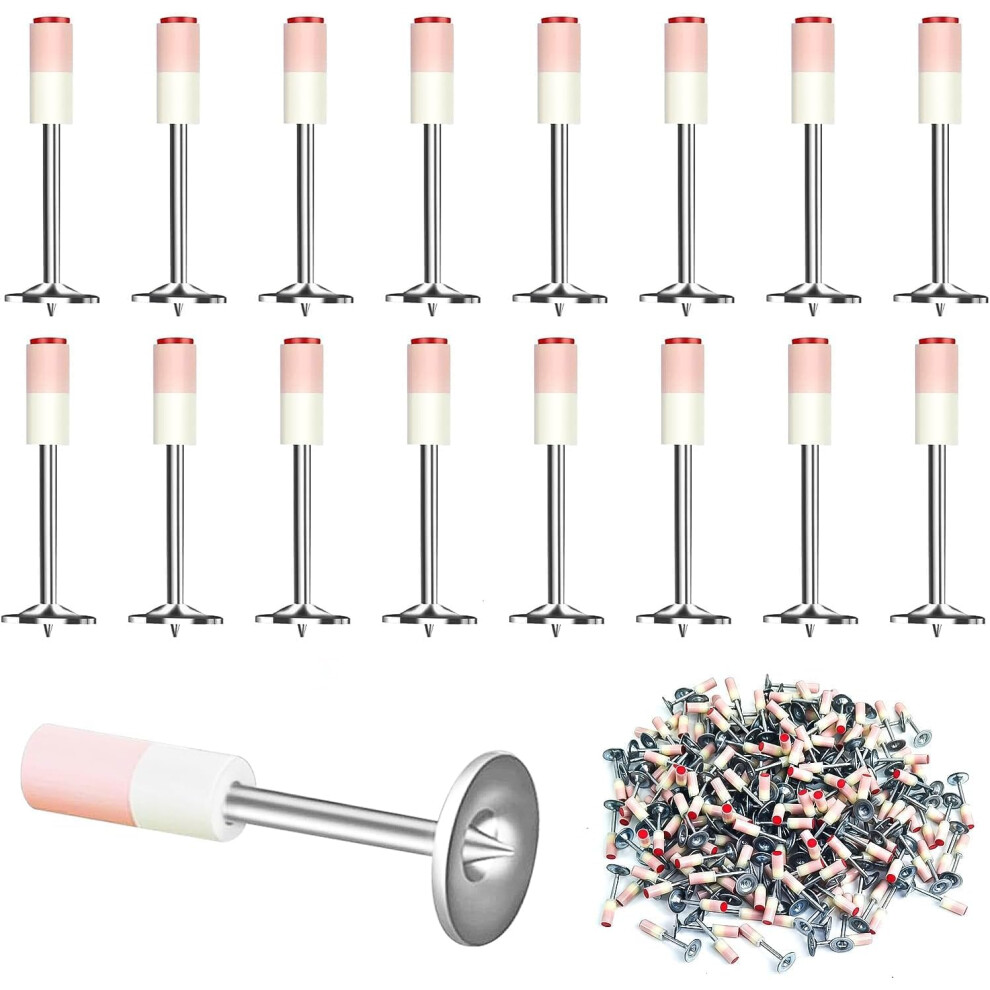 Nail Gun For Wood And Concrete With 200Pcs Rustresistant Nails, Low Noise, Easy Onehand Use 9187378265406