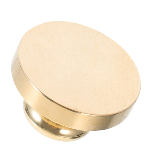 2Pcs Blank Wax Seal Stamp Head Round Brass For Envelopes Wedding 1