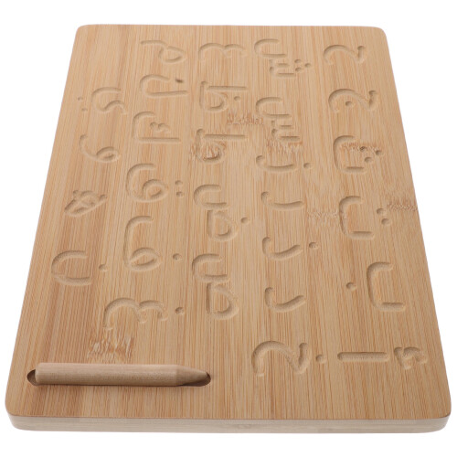 3Pcs Wooden Grooved Handwriting Practice Board For Kids 1