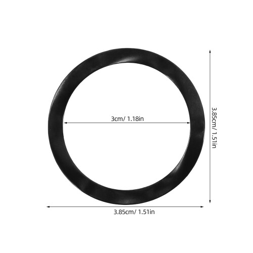 3Pcs Black Iron Bike Bottom Bracket Adapter Sleeves Durable Washers 1