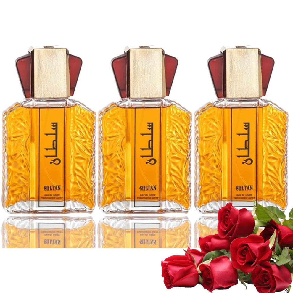 Dubai Men's Perfume 100ml 3pcs  Long Lasting Arabic Cologne and Elegant Arabian Fragrance