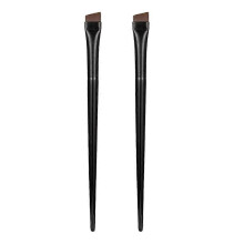 (C3060-l-2pcs) New 2 pieces eyebrow contour brush eyebrow eyeliner brush portable small angle eyebrow brush female makeup tool