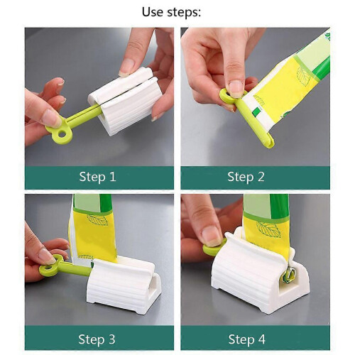 (3pcs blue) Efficient and Hassle-Free Toothpaste Tube Squeezer for a Smooth and Comfortable Brushing Experience 2