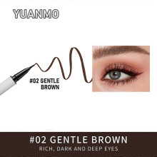 (02) Long-lasting smooth matte finish, water-resistant and stain-resistant, liquid eyeliner pen eye makeup eyeliner cosmetic product