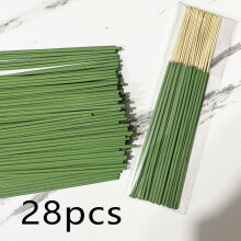(28 sticks) 45 Min Burn Citronella Incense Sticks Lemongrass Scent Air Purifying for Camping Patio Holiday Decor Halloween Christmas Easter