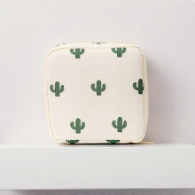 (cactus) Women Portable Sanitary Pads Storage Bag Tampon Pouch Napkin Cosmetic Bags Organizer Ladies Makeup Bag Girls Hygiene Pad Bag