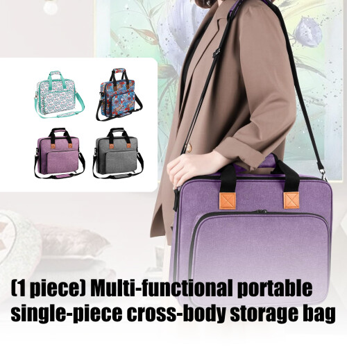 Sac de rangement à bandoulière à la mode, élégant et-Violet 2