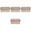 4Pcs Decorative Golden Tinplate Cookie Tins Small Storage Box 5