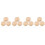 12 Pcs Unfinished Wooden Yo-Yo Balls For Diy Projects 6