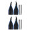 2Pairs Abdominal Training Belt for Gym Exercise 5