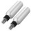 2Pcs Leakproof Silver Alloy Spray Bottle for Plants Multi-Use Portable 1