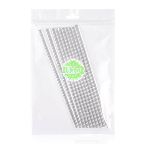 5Pcs 10Pcs Long Clear Hardened Glass Stirring Rods For Hot Cold Drinks 2