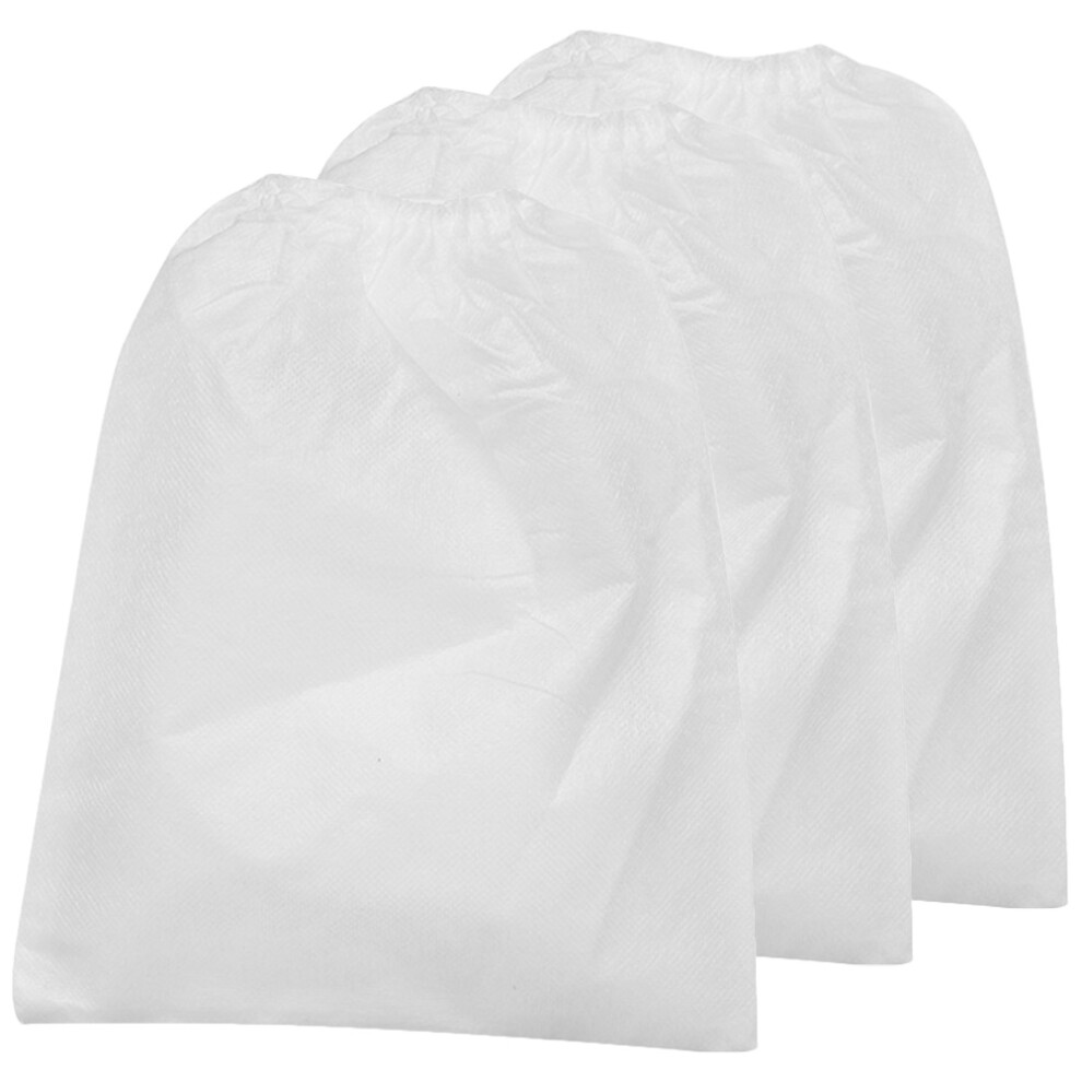 Vaguelly White 9Pcs Nail Cleaner Bags Non-Woven Fabric Dust Collector For Nails