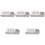 5Pcs Light Grey Cat Grass Planter Indoor Soilless Plastic Planting Box 5
