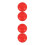 4Pcs Red Plastic Trash Can Lids Round Lightweight for Home 8