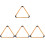 4Pcs Triangle Billiard Rack For Mini Pool Table 4