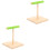2Pcs Small Bird Perch Stand For Training And Play In Cage 5