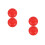 4Pcs Red Plastic Trash Can Lids Round Lightweight for Home 4