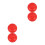 4Pcs Red Plastic Trash Can Lids Round Lightweight for Home 10